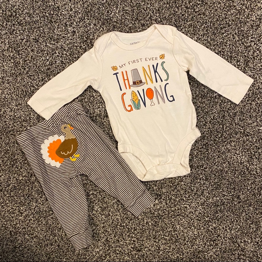 New “My first thanksgiving” outfit